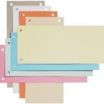 Oxford scheidingsstroken, van karton, passend voor DIN A4, oranje