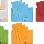 Oxford ULTIMATE binnenmap met 2 kleppen, A4, kleuren assorti