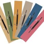 ELBA hechtstrip van manillakarton voor DIN A4, groen