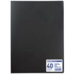 ELBA zichtmap ´Memphis´ DIN A3, met 40 zichttassen, zwart