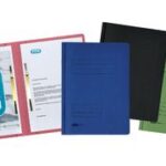 ELBA dubbele snelhechter, DIN A4, manillakarton - 320 g/m2, zwart