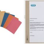 ELBA klemmap, DIN A4, zonder voorplat, rood