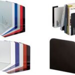 MAUL boekensteun (B)120 x (D)140 x (B)140 mm, wit