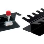 MAUL Stempelhouder zwart, 6 stempels, recht model