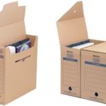 ELBA Archief-huls tric systeem, naturel bruin, met greepgat