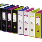 ELBA ordner myColour, rugbreedte: 80 mm, zwart/lichtgroen