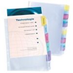 Oxford Register-brochurehoes, A4+, van PP, 12-delig, kleurloos