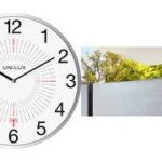 UNiLUX wandklok/radiogestuurd ´OUTDOOR´, diameter: 355 mm, zilver