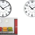 UNiLUX wandklok/quartz uurwerk ´MAXI POP´, diameter: 400 mm, zwart