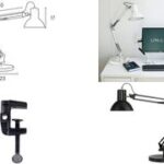 UNiLUX LED-bureaulamp SUCCESS 80, klem/sokkel, zwart