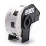 rillprint etiketten op rol, 62 x 100 mm, wit, permanent