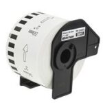 rillprint eindloos-etiketten papier, 62 mm x 30,48 m, wit, permanent