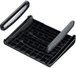 Fellowes voetensteun Breyta, verstelbaar, zwart