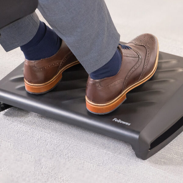 Fellowes voetensteun Breyta, verstelbaar, zwart