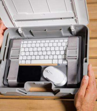 Fellowes draagbare Notebook-Toolbox Breyta, wit