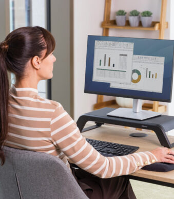 Fellowes monitorstandaard Hana Lite, zwart