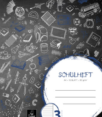 LANDRÉ schoolschrift DIN A4, liniatuur 3R / gelinieerd, 16 vel