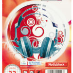 LANDRÉ spiraal notitieblock, DIN A6, 40 vel, geruit