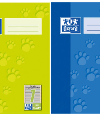 Oxford schoolschrift, DIN A5, liniatuur 1 / gelinieerd, 32 vel, lichtgroen