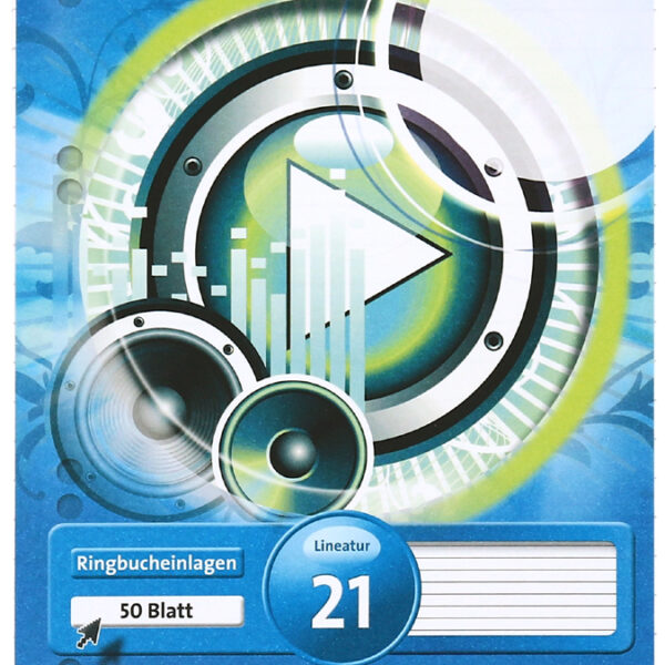 LANDRÉ ringbandvulling ´pro terra´ DIN A5, gelinieerd