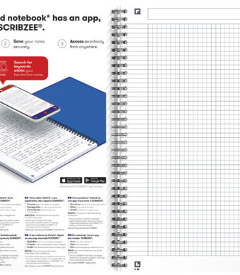 Oxford Office spiraalboek, DIN A4, geruit, 90 vel, PP