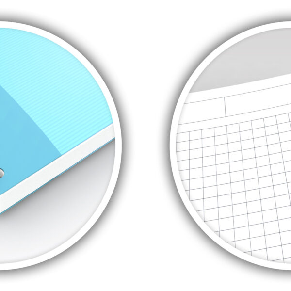 Oxford spiraalblok ´My Colours´, DIN A5, geruit, 90 vel