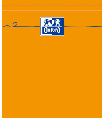 Oxford notitieblock, 110 x 170 mm, geruit, 80 vel, oranje