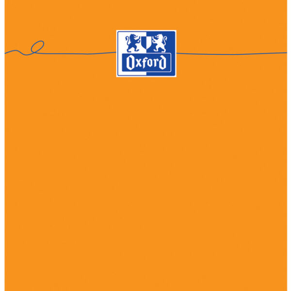 Oxford notitieblock, 210 x 315, geruit, 80 vel, oranje