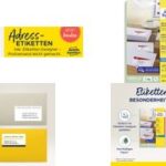 AVERY transparante adresetiketten, 45,7 x 21,2mm, 25 vel A4, permanent