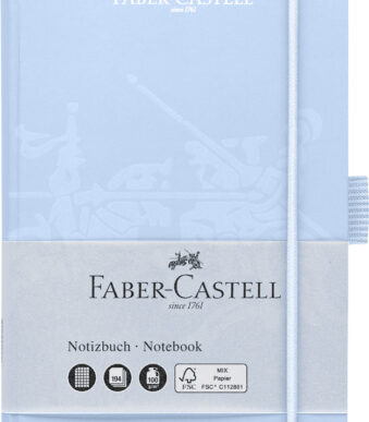 FABER-CASTELL notitieboek, DIN A6, geruit, lichtblauw