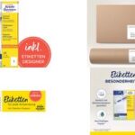 AVERY etiketten, 97 x 42,3 mm, wit, 100 vel, permanent