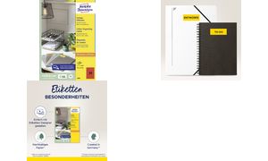 AVERY etiketten, 105 x 148 mm, blauw, 100 vel, permanent