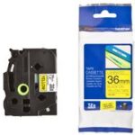 brother TZe-Tape TZe-261 lettertapecassette, gelamineerd, zwart op wit, 36 mm., 8 m.