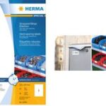 HERMA folie-etiketten SPECIAL, 105 x 148 mm, 25 vel A4, permanent, wit, mat