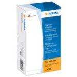 HERMA frankeeretiketten, 163 x 44 mm, enkel, permanent, wit