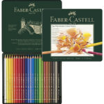 FABER-CASTELL kleurpotlood POLYCHROMOS, 24 in blikken doosje