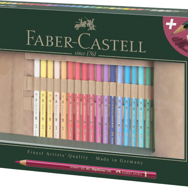FABER-CASTELL kleurpotloden POLYCHROMOS, potlodenrol, 34-delig