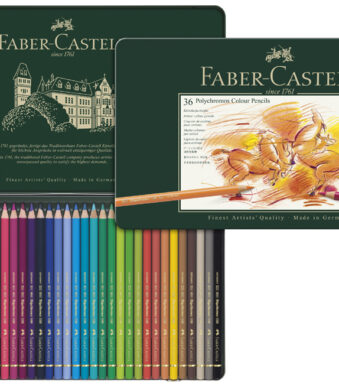 FABER-CASTELL kleurpotlood POLYCHROMOS, 36 in blikken doosje