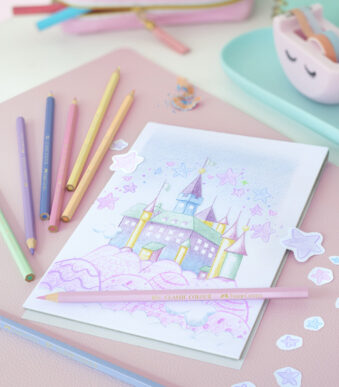 FABER-CASTELL kleurpotloden COLOUR PASTELL, 10 stuks in doosje