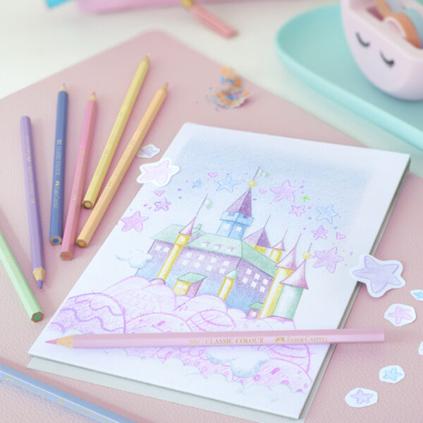 FABER-CASTELL kleurpotloden COLOUR PASTELL, 10 stuks in doosje