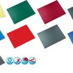 Läufer schrijfonderlegger DURELLA, 400 x 530 mm, grijs