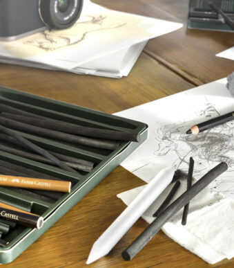 FABER-CASTELL PITT CHARCOAL set, 24-delig etui