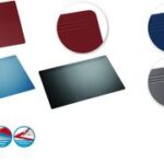 Läufer schrijfonderlegger MATTON, 400 x 600 mm, blauw