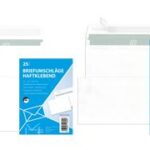 MAILmedia envelop Offset wit, 110x220 mm, z. venster, zelfkl., 80 g/m2, 100 st