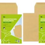 MAILmedia akte-envelop bruin, B5, 17,6 x 25 cm, gegomd, zonder venster, 10 st.