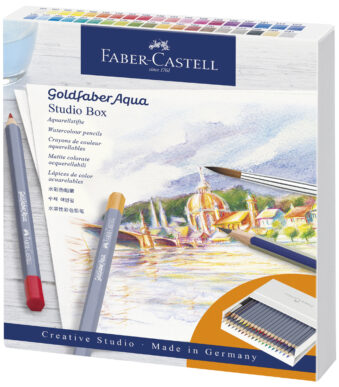 FABER-CASTELL aquarelpotloden GOLDFABER, atelierbox