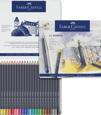 FABER-CASTELL kleurpotlood GOLDFABER, 24 in blikken doosje