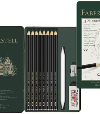FABER-CASTELL PITT GRAPHITE Mat set, 11-delig in etui