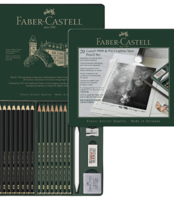 FABER-CASTELL PITT GRAPHITE Set MATT & CASTELL 9000