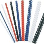 Fellowes plastic bindrug, A4, 21 rings, 8 mm, blauw